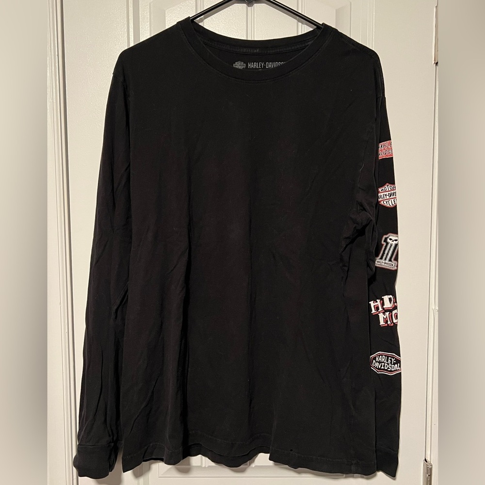 Harley-Davidson Men's Black Long Sleeve Tee